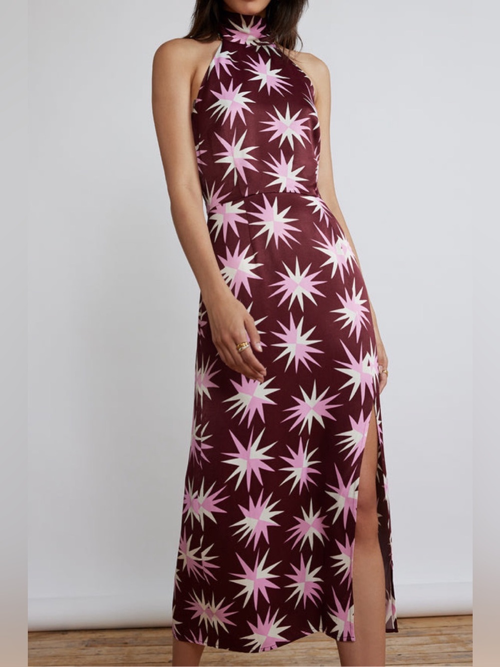 NWT Kitri Gwen Star Halterneck Mini Dress